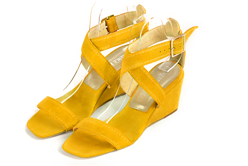 Yellow discount sandale femme